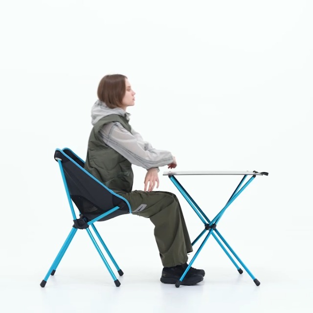 Helinox Café Chair Collapsible Outdoor Dining Chair, Forest Green
